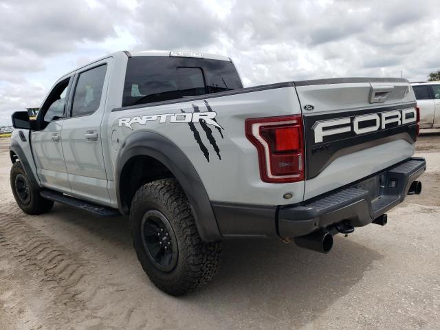 1FTFW1RG0HFA63106 - 2017 FORD F150 RAPTOR SILVER photo 2