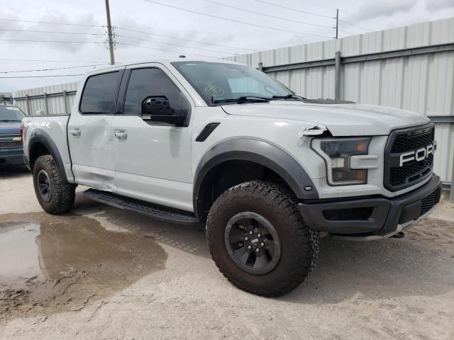 1FTFW1RG0HFA63106 - 2017 FORD F150 RAPTOR SILVER photo 4