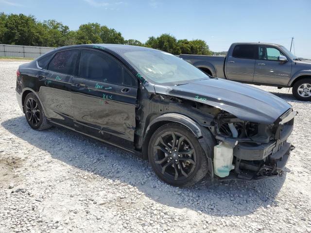 3FA6P0HDXKR148064 - 2019 FORD FUSION SE BLACK photo 4