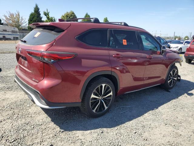 5TDJZRBHXMS151299 - 2021 TOYOTA HIGHLANDER XSE RED photo 3