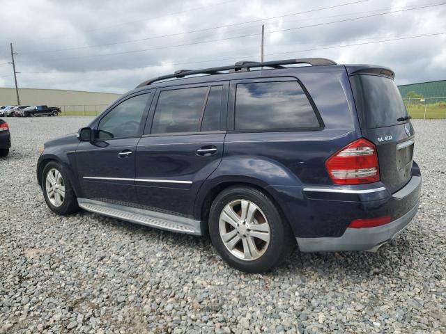 4JGBF71E28A367655 - 2008 MERCEDES-BENZ GL 450 4MATIC BLUE photo 2