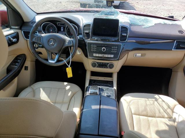 4JGDA5HB4HA962532 - 2017 MERCEDES-BENZ GLE 350 4MATIC RED photo 8