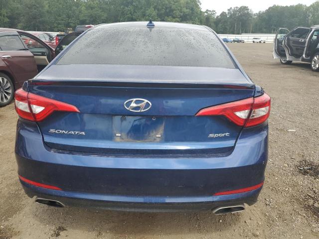5NPE34AF5GH316062 - 2016 HYUNDAI SONATA SPORT BLUE photo 6