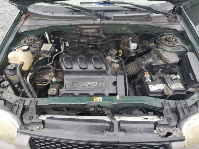 1FMYU02171KC40712 - 2001 FORD ESCAPE XLS GREEN photo 11