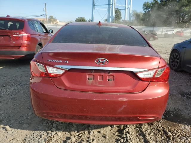 5NPEB4AC8CH432911 - 2012 HYUNDAI SONATA GLS BURGUNDY photo 6