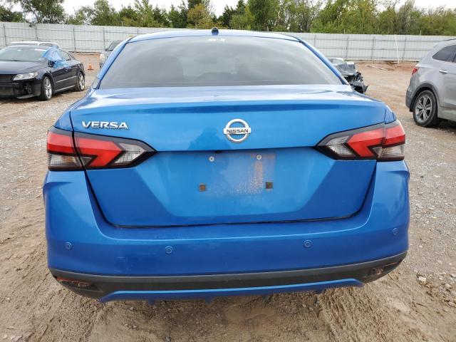 3N1CN8DV9ML857741 - 2021 NISSAN VERSA S BLUE photo 6