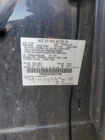 2FMEK63C69BA27090 - 2009 FORD FLEX LIMITED BLUE photo 12