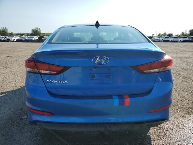 KMHD84LF9JU522052 - 2018 HYUNDAI ELANTRA SEL BLUE photo 6