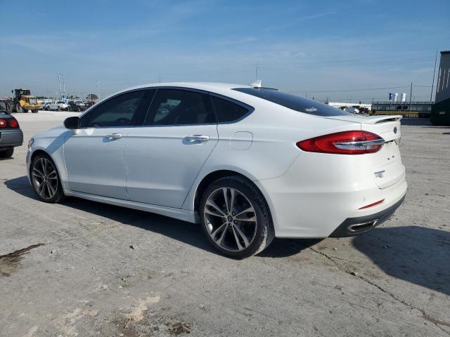 3FA6P0D97KR241965 - 2019 FORD FUSION TITANIUM WHITE photo 2