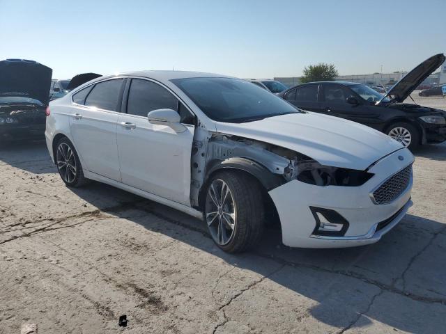 3FA6P0D97KR241965 - 2019 FORD FUSION TITANIUM WHITE photo 4