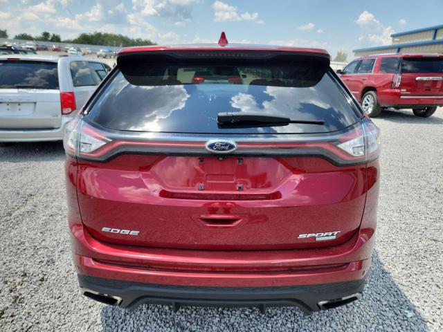 2FMTK3AP8FBC38265 - 2015 FORD EDGE SPORT 红色 照片 6