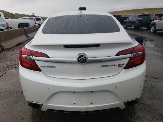 2G4GU5GX3H9175360 - 2017 BUICK REGAL GS WHITE photo 6