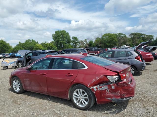 1G1ZE5ST4HF195924 - 2017 CHEVROLET MALIBU LT RED photo 2