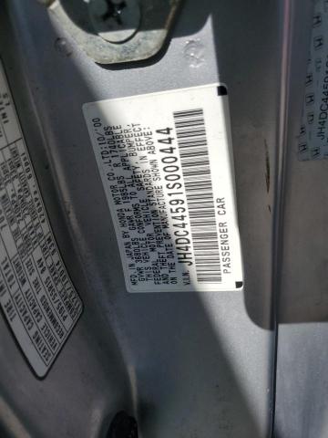 JH4DC44591S000444 - 2001 ACURA INTEGRA LS SILVER photo 12