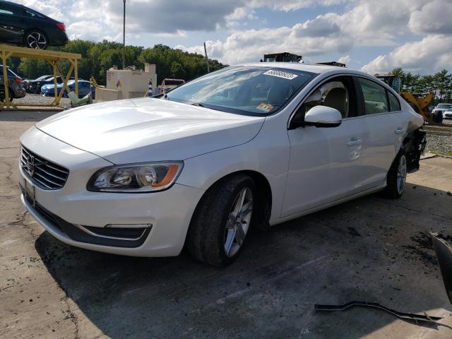 YV126MFB7F2301301 - 2015 VOLVO S60 PREMIER WHITE photo 1