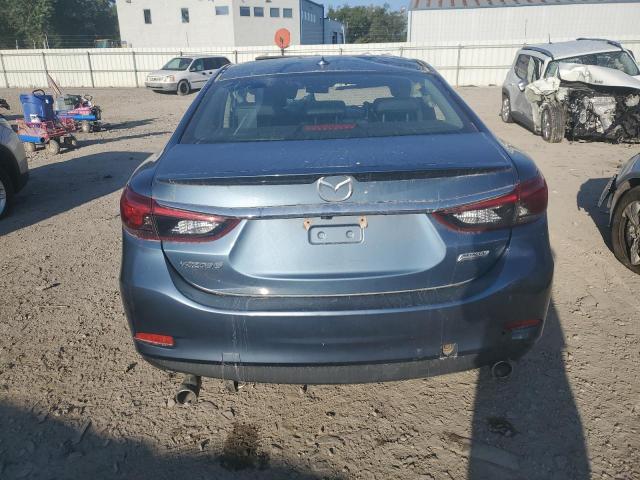 JM1GL1W59H1129097 - 2017 MAZDA 6 GRAND TOURING BLUE photo 6