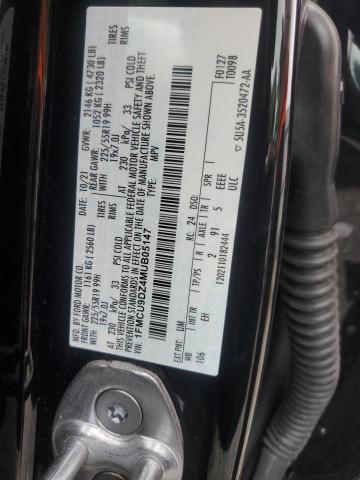1FMCU9DZ4MUB05147 - 2021 FORD ESCAPE TITANIUM BLACK photo 13