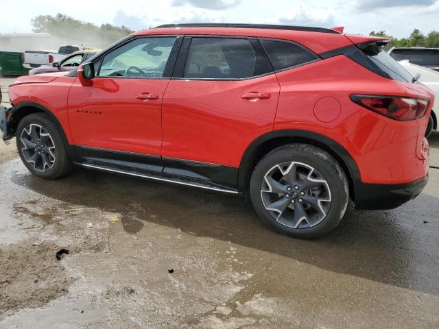 3GNKBERS7NS125699 - 2022 CHEVROLET BLAZER RS RED photo 2