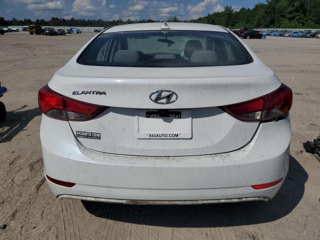 5NPDH4AE2GH668987 - 2016 HYUNDAI ELANTRA SE WHITE photo 6