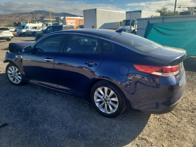 5XXGT4L37HG132380 - 2017 KIA OPTIMA LX BLUE photo 2