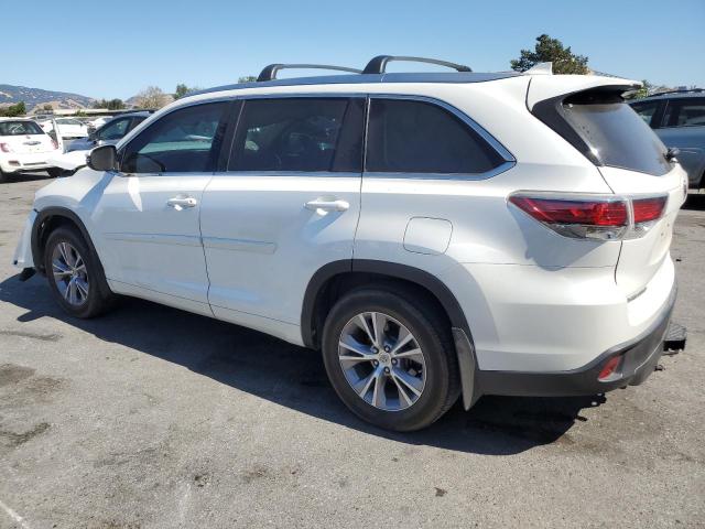 5TDJKRFH5FS110225 - 2015 TOYOTA HIGHLANDER XLE WHITE photo 2