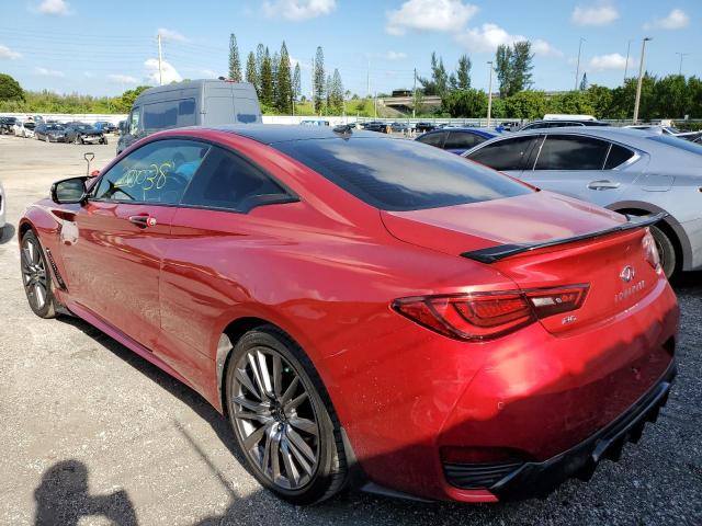 JN1EV7KLXMM470433 - 2021 INFINITI Q60 LUXE RED photo 2