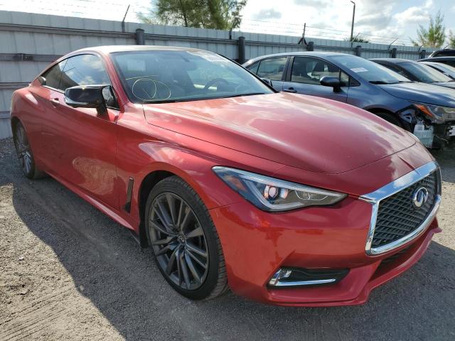 JN1EV7KLXMM470433 - 2021 INFINITI Q60 LUXE RED photo 4