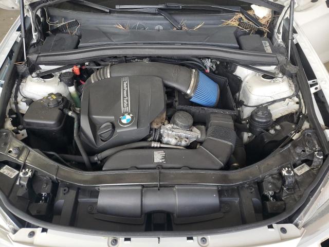 WBAVM5C58EVV91913 - 2014 BMW X1 XDRIVE35I WHITE photo 11