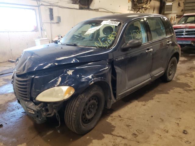 3C4FY48B82T370490 - 2002 CHRYSLER PT CRUISER CLASSIC BLUE photo 2