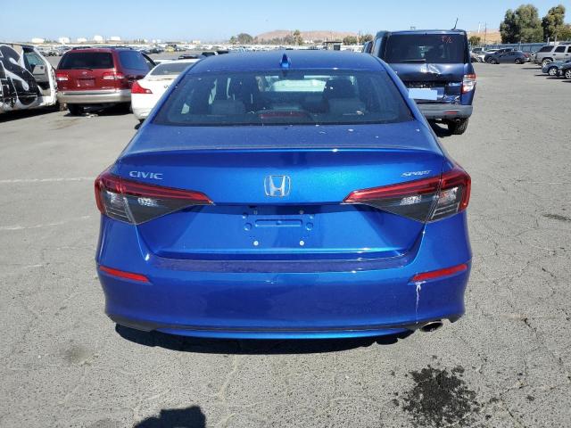 2HGFE2F58RH507281 - 2024 HONDA CIVIC SPORT BLUE photo 6