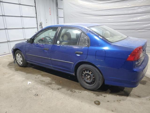 2HGES16364H637582 - 2004 HONDA CIVIC DX VP 蓝色 照片 2