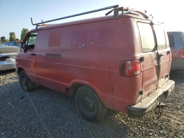 2B7GB11X5TK112788 - 1996 DODGE RAM VAN B1500 RED photo 2