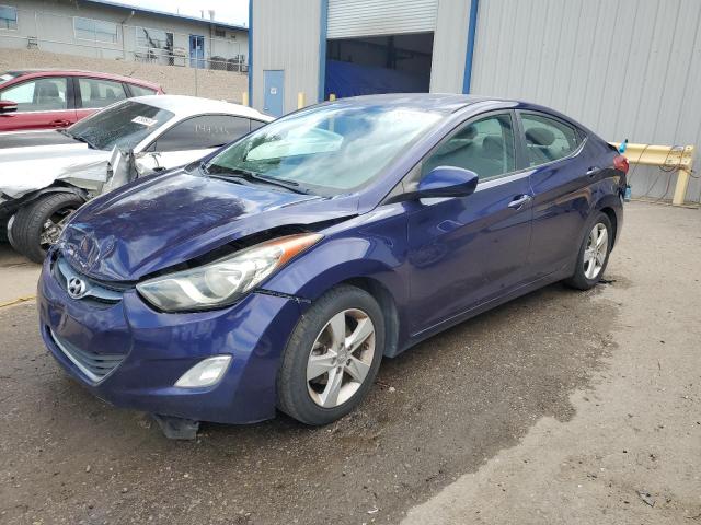 5NPDH4AE4DH269316 - 2013 HYUNDAI ELANTRA GLS BLUE photo 1