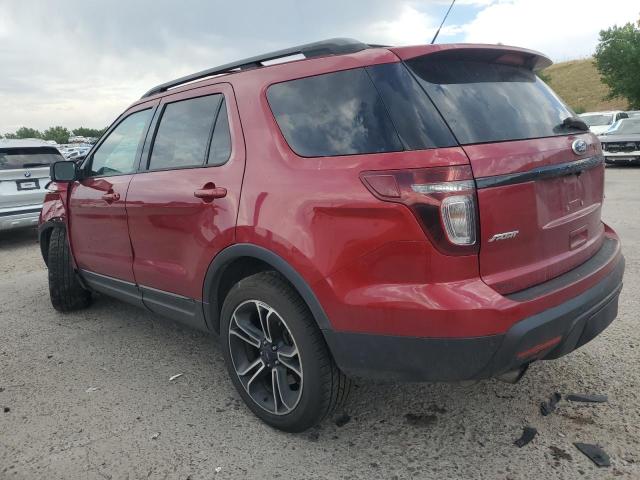 1FM5K8GT1FGB31318 - 2015 FORD EXPLORER SPORT RED photo 2