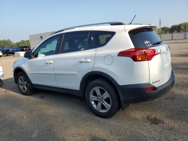 2T3RFREVXFW308523 - 2015 TOYOTA RAV4 XLE WHITE photo 2