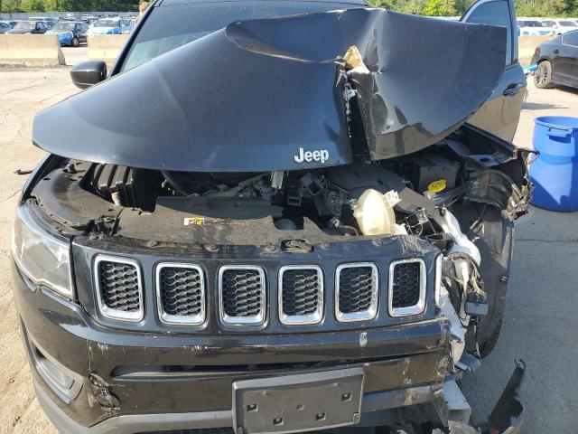 3C4NJDBB0KT661252 - 2019 JEEP COMPASS LATITUDE أسود صورة 12