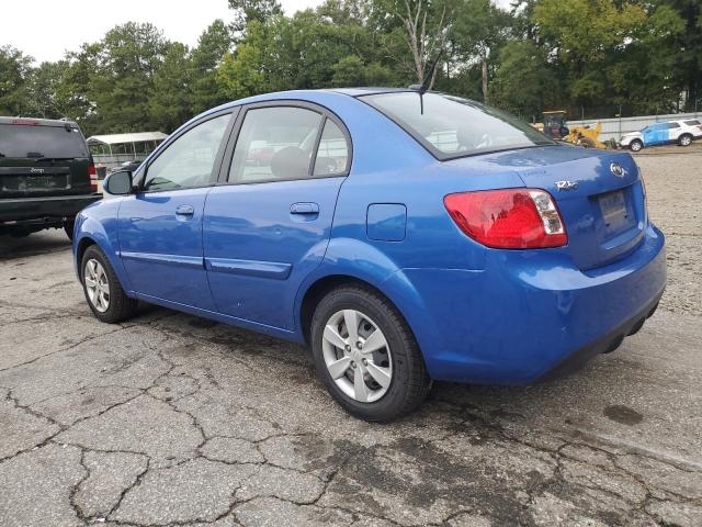 KNADH4A37A6644682 - 2010 KIA RIO LX BLUE photo 2