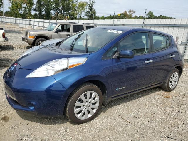 1N4BZ0CP3HC310716 - 2017 NISSAN LEAF S BLUE photo 1