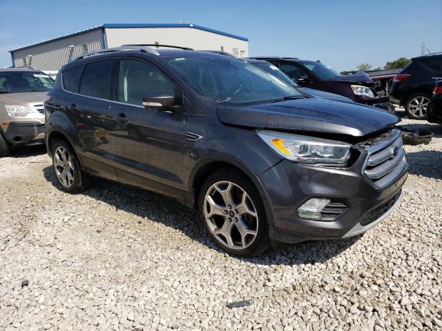 1FMCU9J9XHUA13132 - 2017 FORD ESCAPE TITANIUM GRAY photo 4