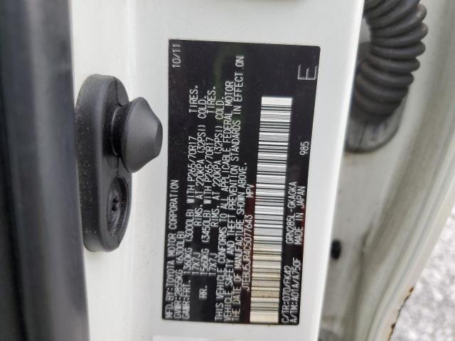 JTEBU5JR4C5077643 - 2012 TOYOTA 4RUNNER SR5 白色 照片 13