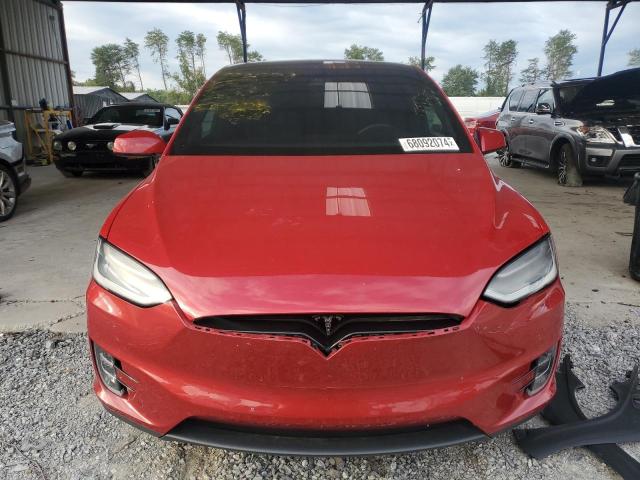 5YJXCBE22LF304237 - 2020 TESLA MODEL X RED photo 5