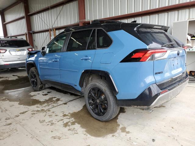 4T3E6RFV7NU085238 - 2022 TOYOTA RAV4 XSE BLUE photo 2