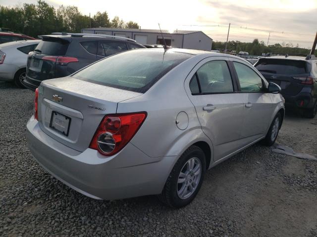 1G1JA5SH5C4218636 - 2012 CHEVROLET SONIC LS ვერცხლისფერი ფოტო 3