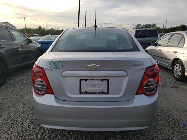 1G1JA5SH5C4218636 - 2012 CHEVROLET SONIC LS ვერცხლისფერი ფოტო 6