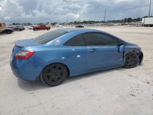 2HGFG12696H576253 - 2006 HONDA CIVIC LX BLUE photo 3