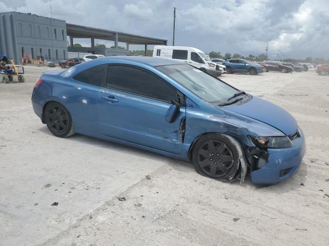 2HGFG12696H576253 - 2006 HONDA CIVIC LX BLUE photo 4