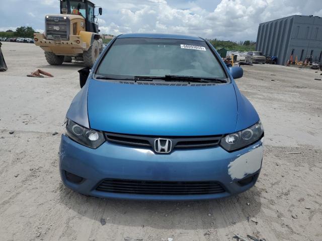 2HGFG12696H576253 - 2006 HONDA CIVIC LX BLUE photo 5