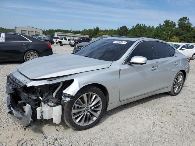 JN1EV7AP8JM361775 - 2018 INFINITI Q50 LUXE SILVER photo 1