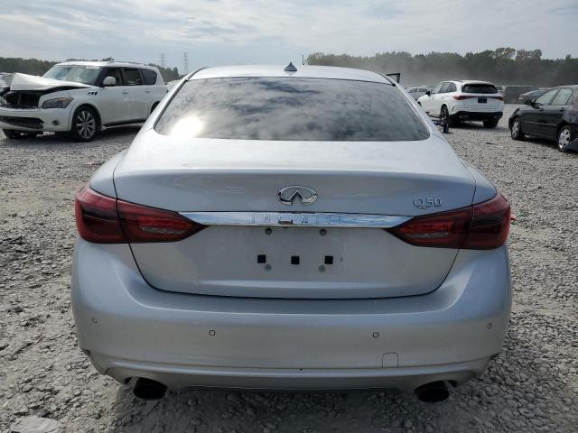 JN1EV7AP8JM361775 - 2018 INFINITI Q50 LUXE SILVER photo 6