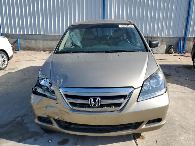 5FNRL38256B096448 - 2006 HONDA ODYSSEY LX 金色 照片 5
